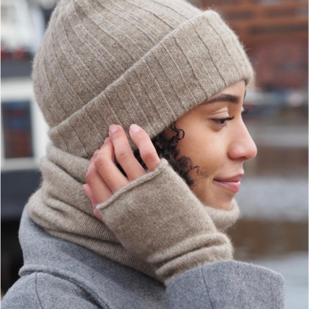 Portolano Cashmere Fingerless Gloves